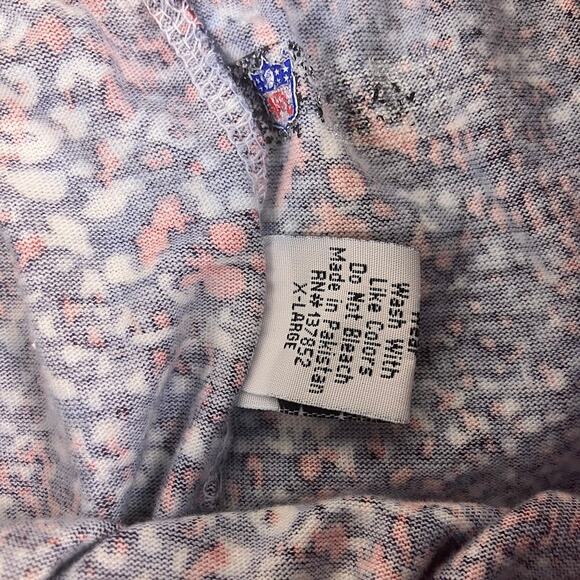 BUFFALO BILLS Snake Print Parachute MC Hammer Pants Size XL Blue Red White - Picture 6 of 9